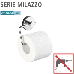 Vacuum-Loc Toilettenpapierhalter Milazzo*Wenko Online