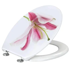 Wenko WC-Sitz Orchid antibakteriell