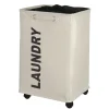 Wenko Wäschesammler Quadro beige 79 l