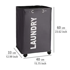 Wäschesammler Quadro grau 79 l*Wenko Online