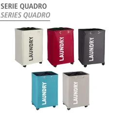 Wäschesammler Quadro grau 79 l*Wenko Online