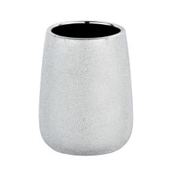 Zahnputzbecher Glimma silber^Wenko