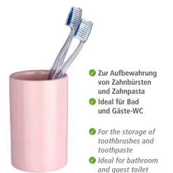 Zahnputzbecher Polaris rose^Wenko New