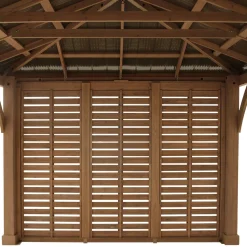 Seitenwand für Devon 12x12 und 12x14 8x298x232cm Natur^Westmann Outlet