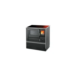 K76F-90 Küchenofen links schwarz 90cm Sichtfenster 7,6kW*Westminster Outlet