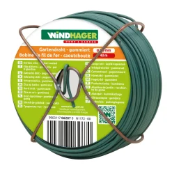 Gartendraht 40m 2 mm gummiert^Windhager Hot