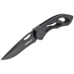 Wolfcraft Freizeitmesser mit klappbarer glatter Klinge