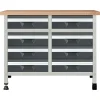 Wolfcraft Werkbank WWS680 mit 8 Schubladen
