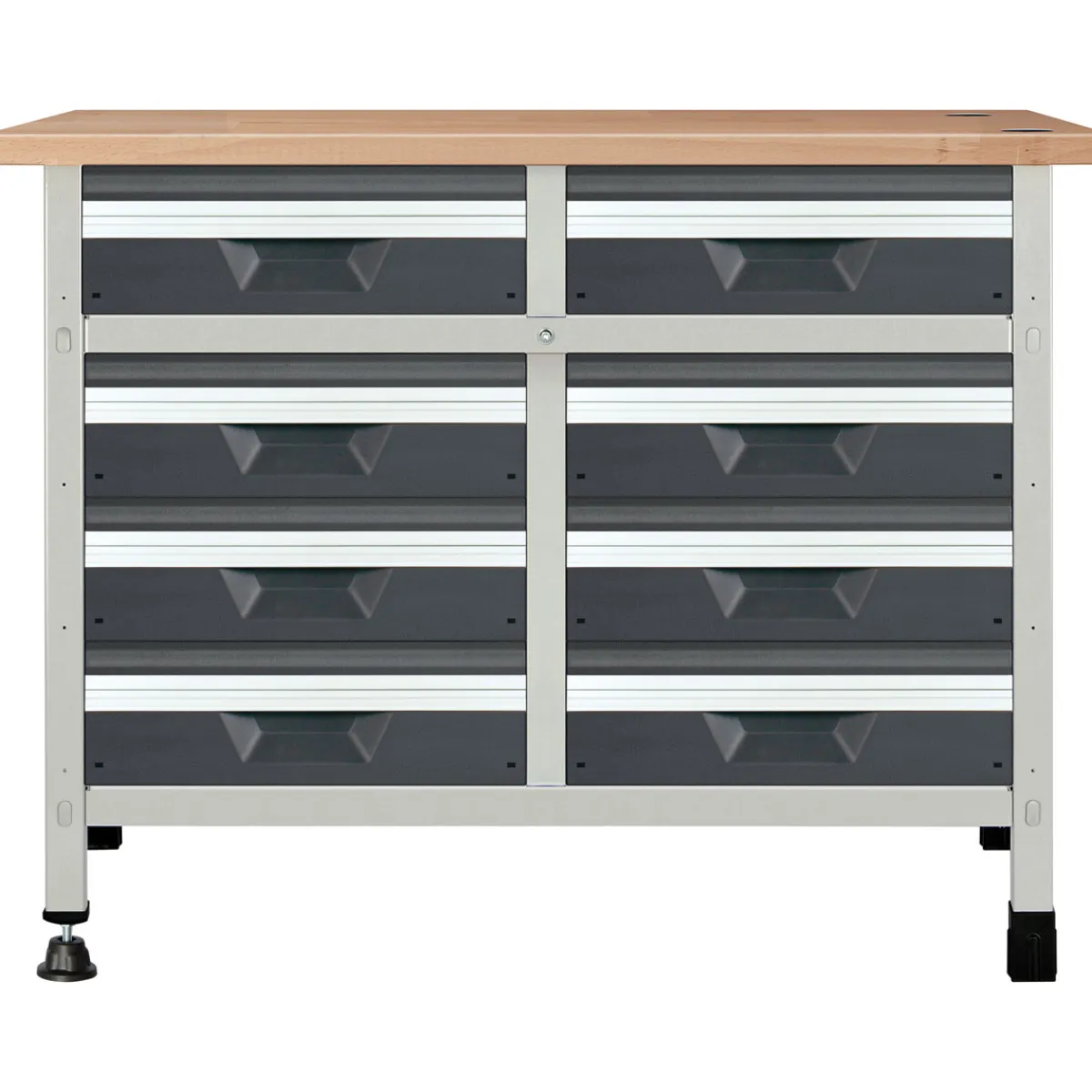Wolfcraft Werkbank WWS680 mit 8 Schubladen