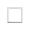 Wärmeschutzfenster Q 71 Premium Serie 3-fach Verglasung weiß 80 x 60 cm