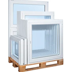 Wärmeschutzfenster Q 71 Premium Serie 3-fach Verglasung weiß 80 x 60 cm^ Discount