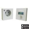 Heizkörper Zubehör Funk-Thermostat Steckdosen-Set für Infrarotheizungen Weiß^Ximax