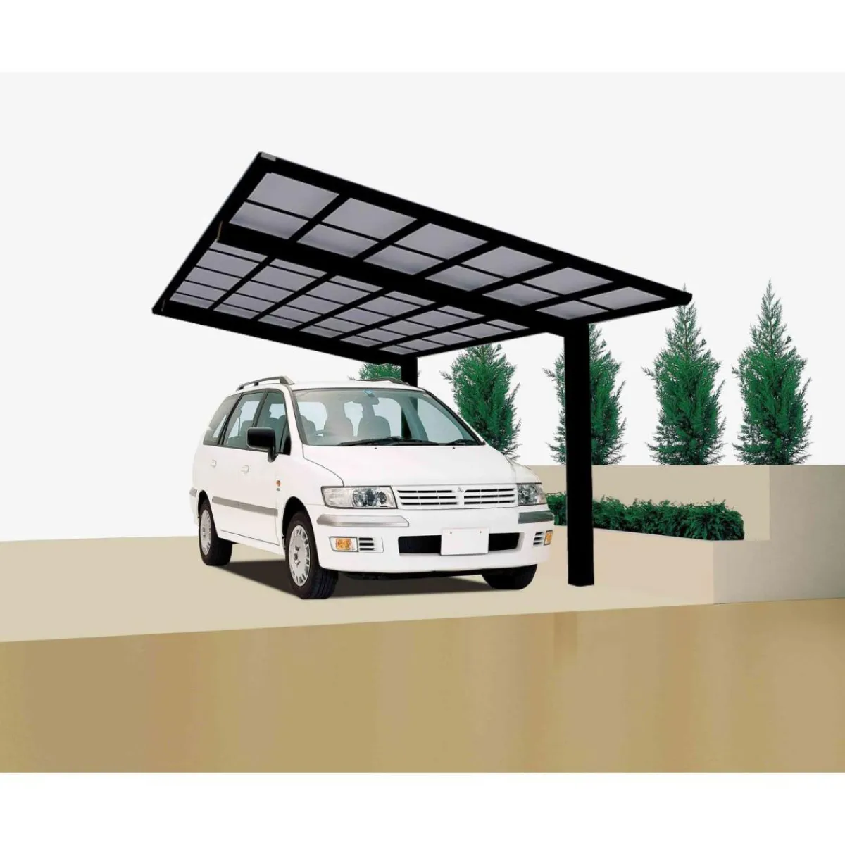Carport Alu Linea 110 SchwarzSL*Ximax Clearance